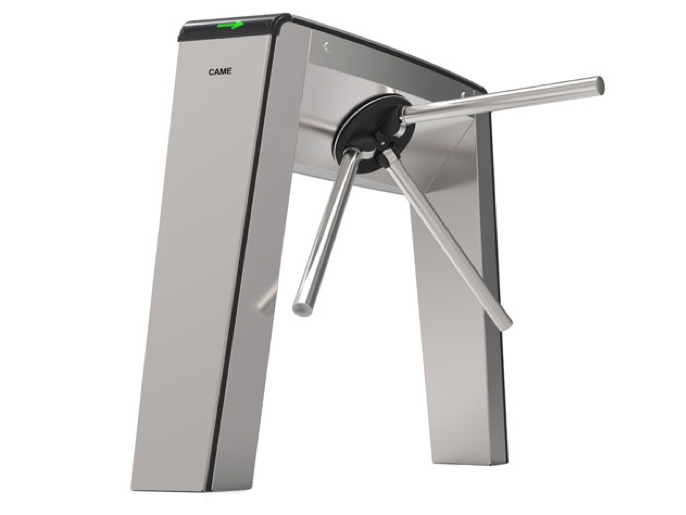 Турникет тумбовый моторизованный XVIA с автоматической системой антипаники (1 из 9)