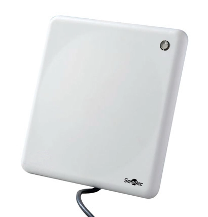 Считыватель UHF, интерфейс, RS232, RS485, Wiegand26/34, дальность 0-10 м, -30°- 60° С, 30.5 х 30.5