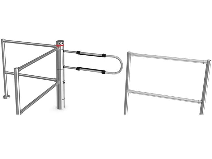 Турникет-калитка моторизованная SALOON 40 со створкой 900 мм (2 из 4)