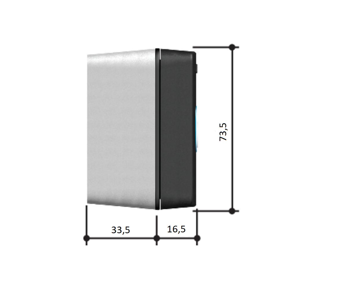 Клавиатура кодонаборная накладная с синей подсветкой