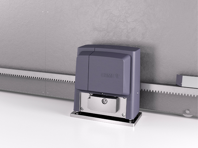 Комплект автоматики для откатных ворот на основе привода BX608 (встроенный блок управления ZBX6N, радиоуправление с фиксированным кодом)