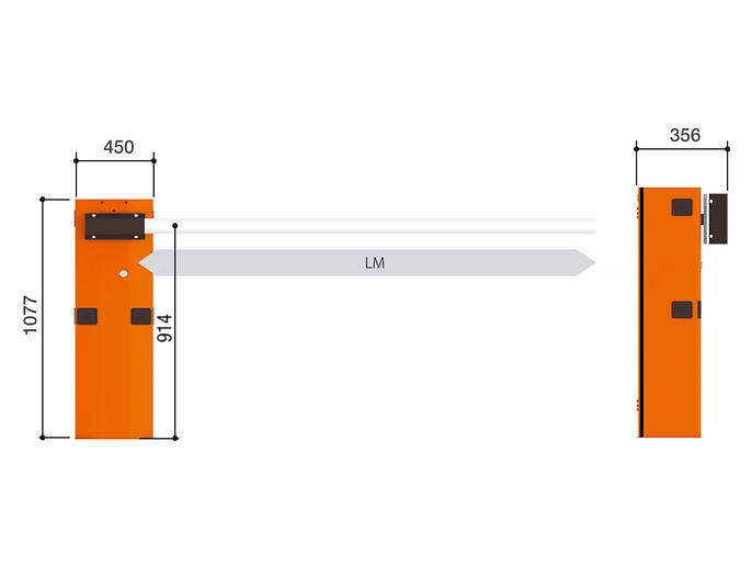 Комплект шлагбаума GARD 6500