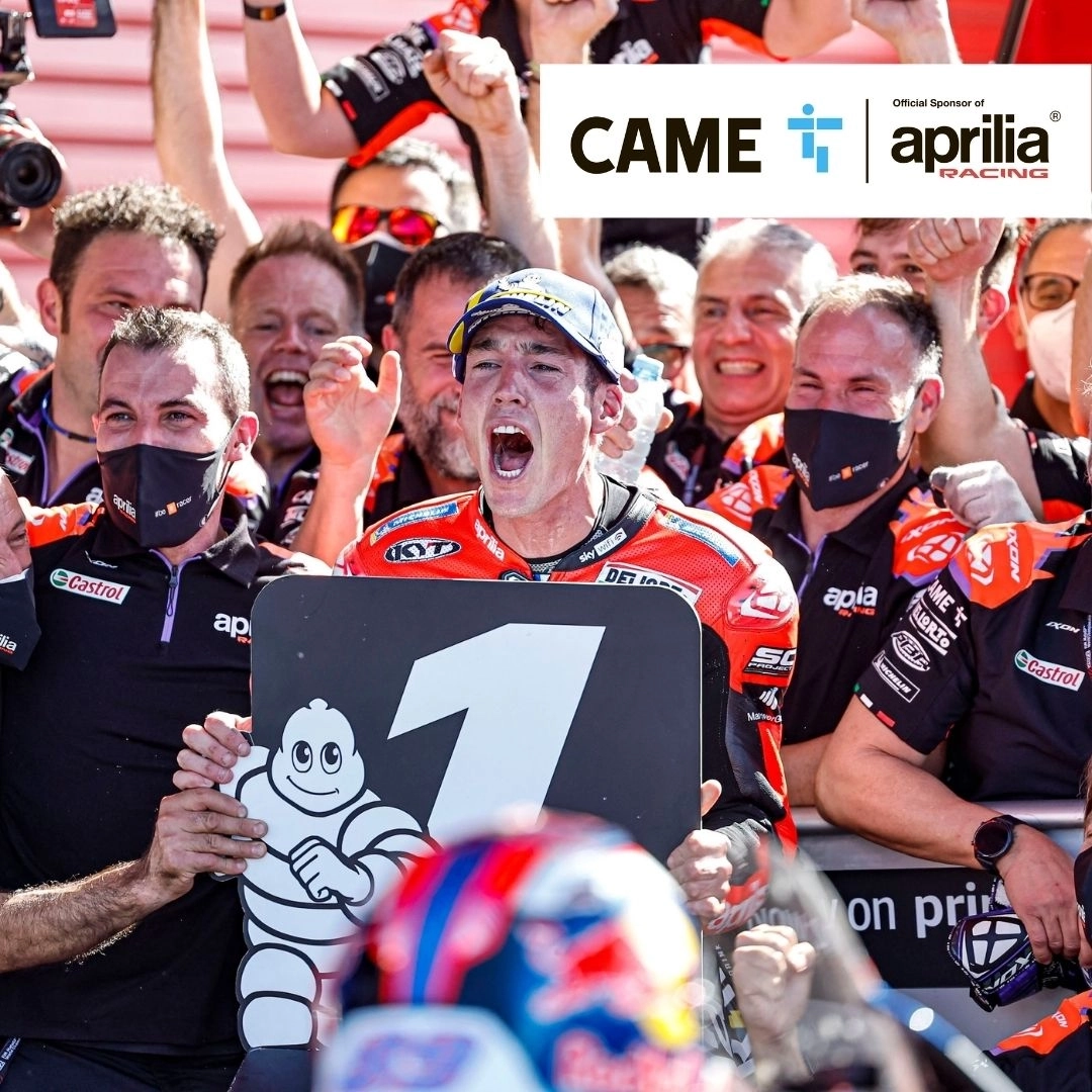 CAME спорнсор Aprilia Racing