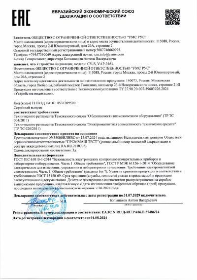 Устройства индикации
