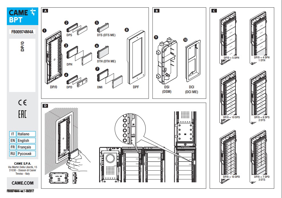 Кнопочная дополнительная панель